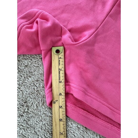 adidas Plus Size Essentials Linear Logo French Terry Shorts Women's 3X Pink New - Picture 5 of 13